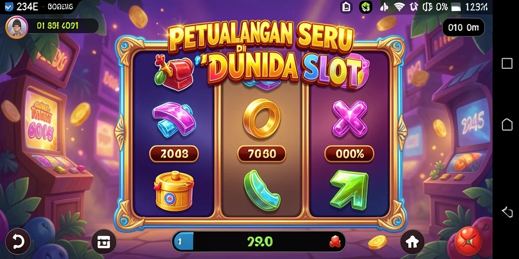 Tampilan gameplay seru dari 234E dengan berbagai fitur menarik.