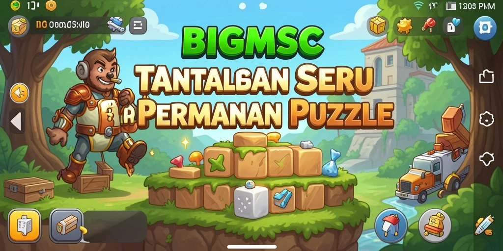 Tampilan gameplay dari BIGMSG yang seru dan menantang.