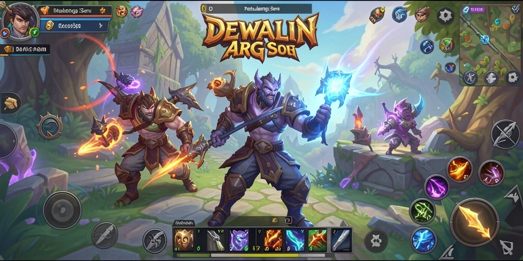 Tampilan epik dari gameplay DEWALIN penuh aksi dan petualangan.