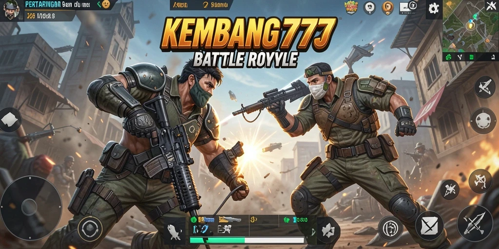 Tampilan gameplay seru KEMBANG777 dengan aksi bertarung yang intens.