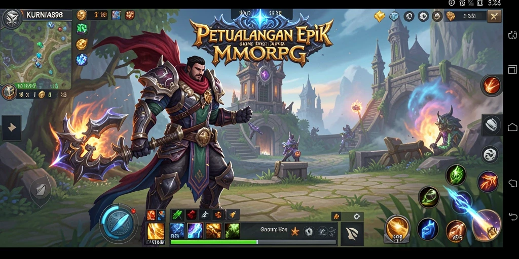 Tampilan gameplay KURNIA898 yang menakjubkan dan penuh aksi.