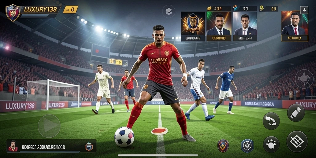 Gameplay seru dalam LUXURY138 yang penuh aksi olahraga.