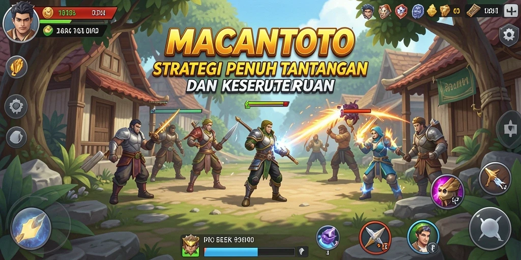 Gameplay menarik dari MACANTOTO dalam aksi strategi yang intens.