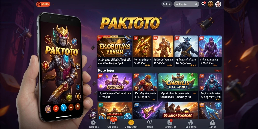 Tampilan utama PAKTOTO yang sederhana dan efektif.