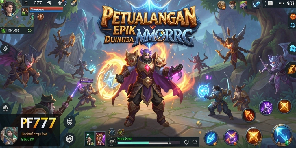 Gameplay PF777 menampilkan pertarungan epik dan grafik yang memukau.