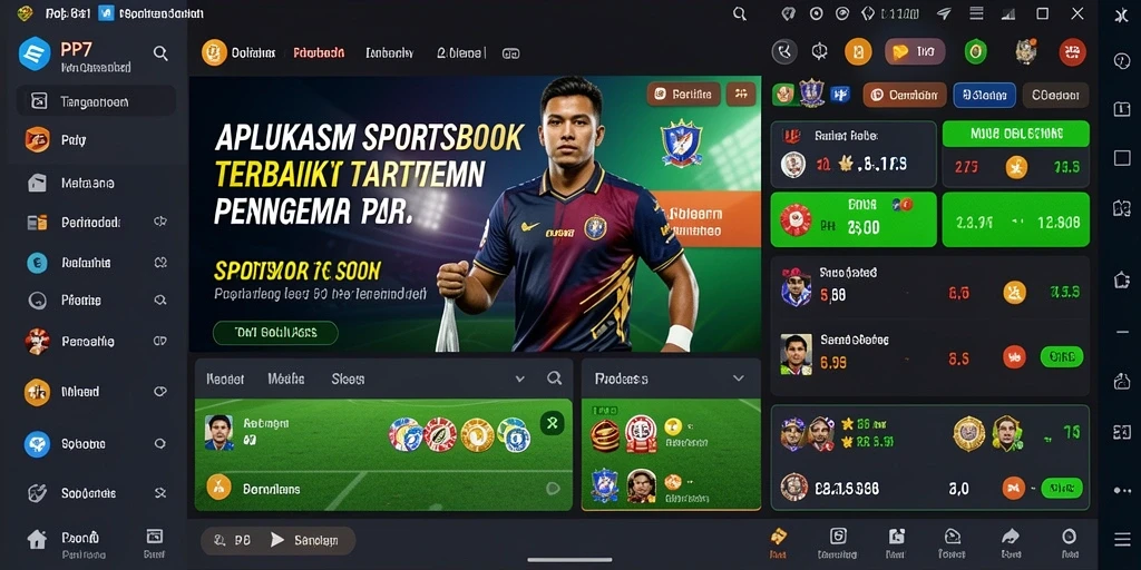 Tampilan gameplay PP7 yang menarik dan interaktif dalam taruhan olahraga.