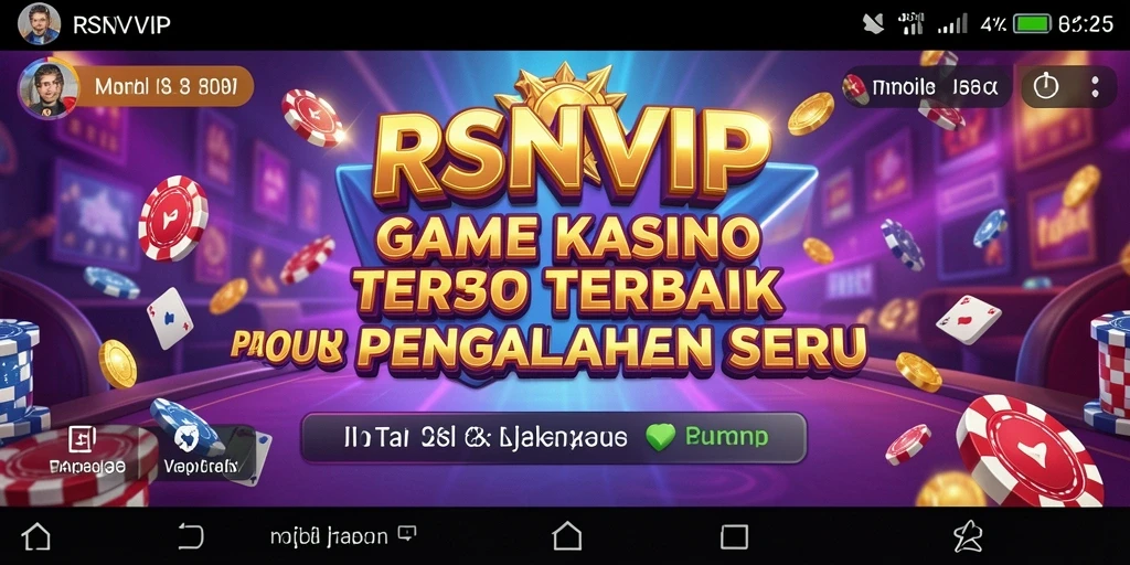 Tampilan gameplay seru dari aplikasi Kasino RSNVIP.