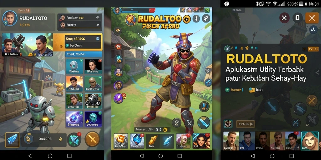 Tampilan antarmuka RUDALTOTO yang modern dan fungsional.