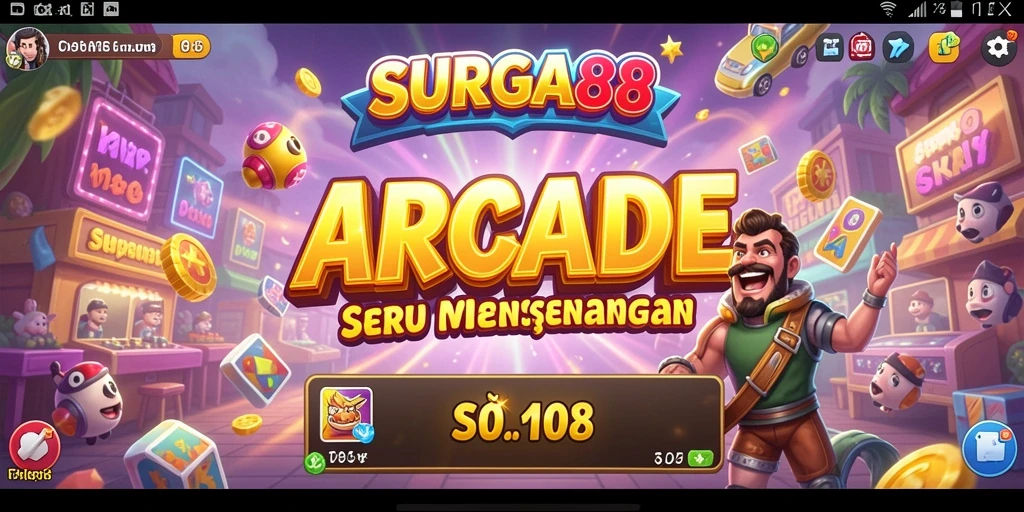 Screenshot gameplay <strong>SURGA88</strong> menampilkan aksi seru dan grafis yang mengesankan.